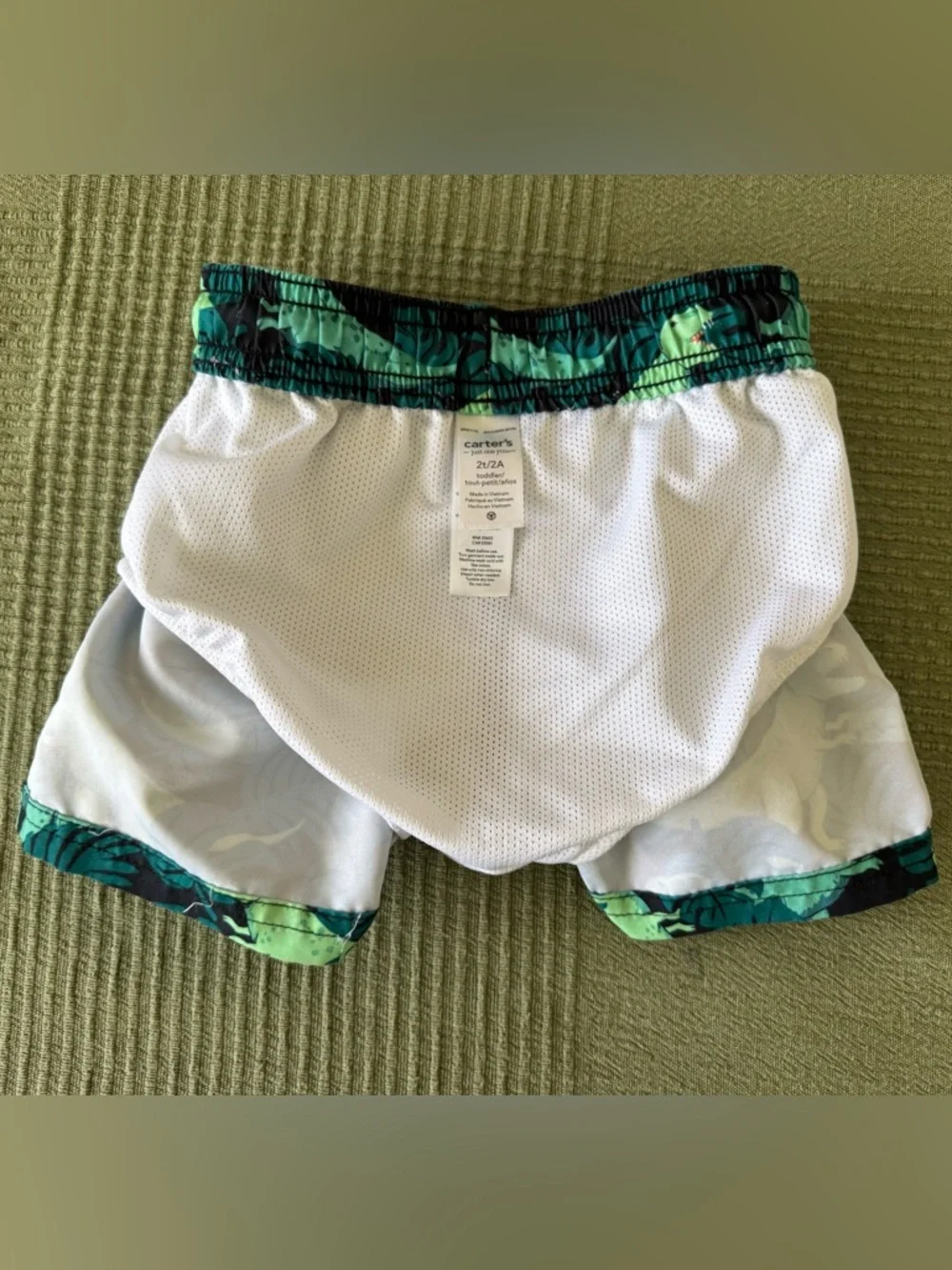Bundle Lot of 2 Swim Shorts/Trunks Size 2T + 24 Months
